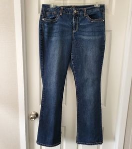 Nine West Jeans Embroidered Bootcut